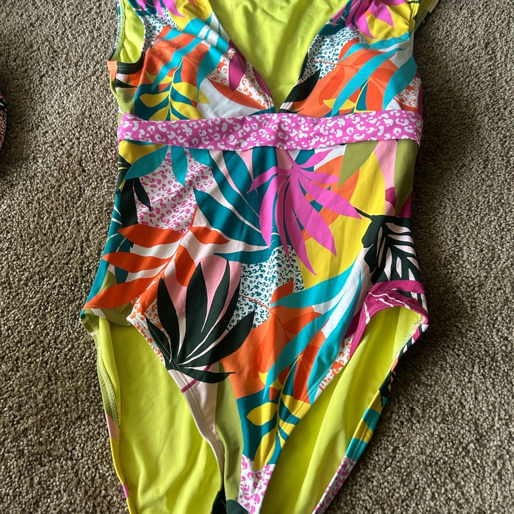 Bleu Rod Beattie Multicolor One Piece Swimsuit